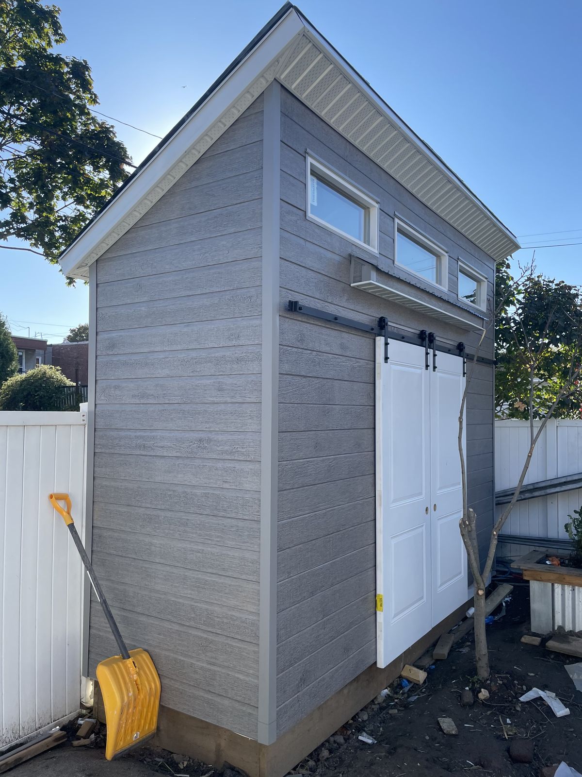 Cabanon de jardin construit sur mesure